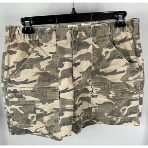 Y2K Red Head Camouflage Cargo Shorts Men’s Size 34x4